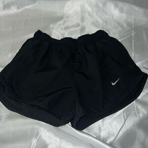NIKE DRI FIT SMALL running SHORTS black